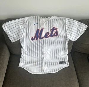 Nike Authentic New York Mets MLB Baseball Pinstripe Jersey Men’s Sz: XL - Picture 1 of 4