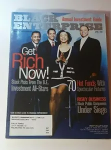 April 2001 Black Enterprise - Jetzt reich werden! / Jährlicher Investitionsleitfaden / All Stars - Bild 1 von 7