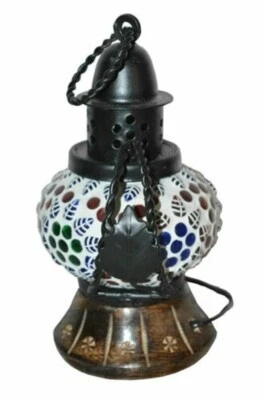 xSplendid Night Lamp of Glass With Beautiful Mosaic Work Designer Table Lamp - Image 1 of 4