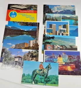 12 Cartoline Canada Cromate d'epoca mai usate R.C.M.P. Winnepeg British Columbia - Foto 1 di 7