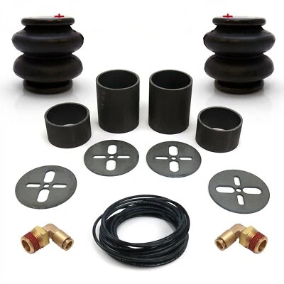 Universal Rear Air Bag Bracket Kit with 2600lb Air Bags, Line & Fittings - Image 1 of 3