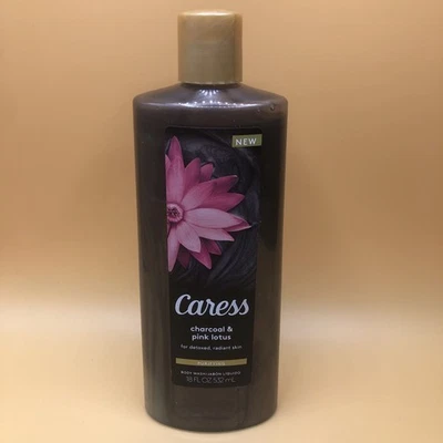 Jabón corporal Caress carbón y rosa lotus para mujer 18 oz purificador y desintoxicante de la piel Foto 1 de 4