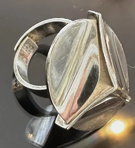 Kupittaan Kulta Sterling Silver Ring Finnish Vintage Estate Ring 54 - Picture 1 of 12