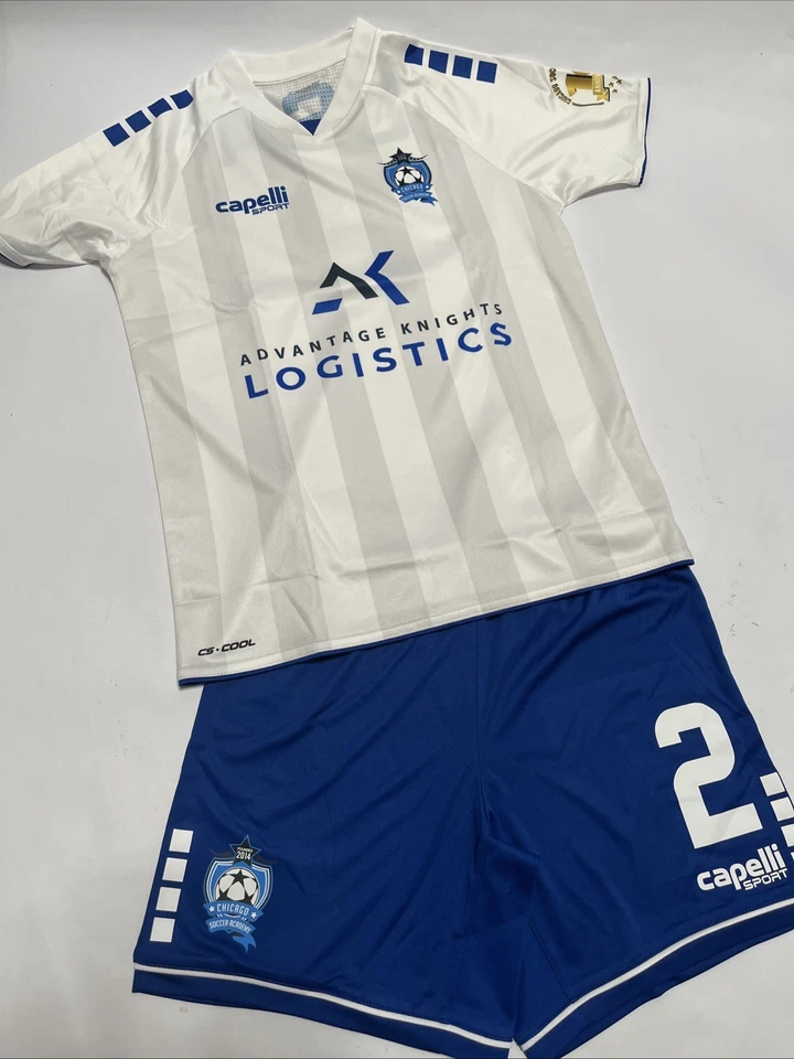 Capelli Condor III球衣芝加哥足球俱乐部球衣和帝国比赛短裤套装 — 第 1/4 张图片