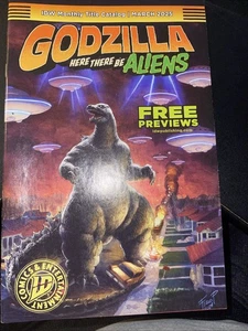 IDW MONTHLY TITLE CATALOG MARCH 2025 GODZILLA COVER - Picture 1 of 3