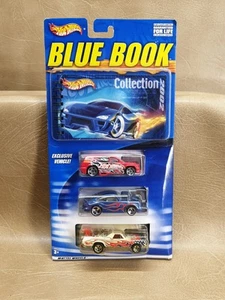 Hot Wheels Blue Book Sammlung mit Nachschlagewerk 3 Fahrzeuge exklusiv 2002 - Bild 1 von 4