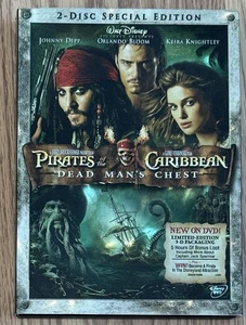 Pirates of the Caribbean Dead Mans Chest DVDs 2-Disc Special Edition Johnny Depp - Picture 1 of 3