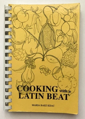 VTG 1987 Cookbook Cooking with a Latin Beat by Maria Baez Kijak Cocina Criolla - Image 1 of 4