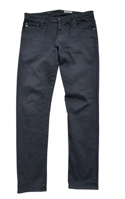 Adriano Goldschmied Jeans Mens Sz 36x34 Dark Gray Tellis Modern Slim AG-ED Denim - Image 1 of 4
