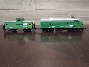 Bachmann HO Scale Locomotive And Caboose - Burlington Northern - Bild 1 von 11