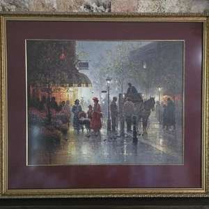 G. Harvey 'The Blessing' Framed Matted Lithograph Signed Numbered #11184 - Picture 1 of 11