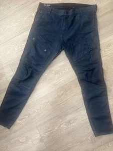 G-Star RAW Men's Airblaze 3D Skinny Jeans Blue Wax Storm denim. Pockets. 40x32 - Picture 1 of 12