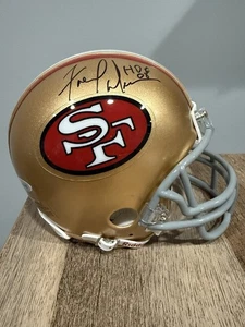 Minicasco Auténtico Autógrafo SF 49ers Firmado por Fred Dean con Certificado de Autenticidad "HOF 08" con Estuche - Imagen 1 de 4