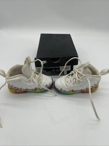 Nike Little Posite Pro 5c White - Picture 1 of 14