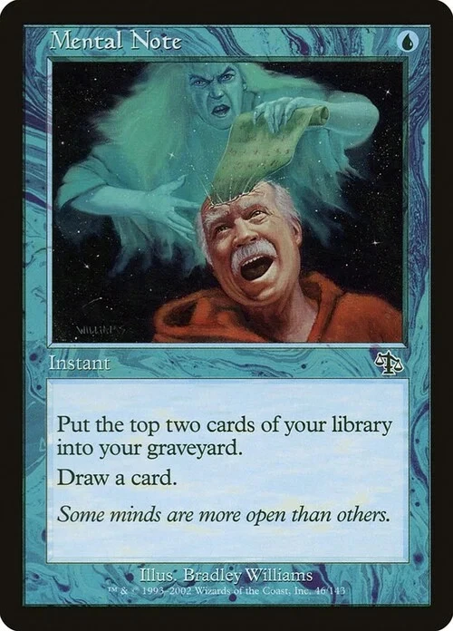 Magic The Gathering MTG MENTAL NOTE Judgment NM Near Mint - Image 1 of 1