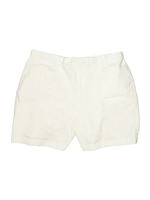 Relativity Women White Khaki Shorts 16 Petites - Image 1 of 2
