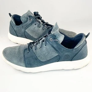 Timberland Flyroam Blue Suede Leather Sneakers Shoes Men 12 - Picture 1 of 13
