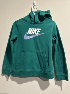 Nike Big Kids Hoodie Sportswear Club Fleece Long Sleeve Pullover - Size L Large - Picture 1 of 4