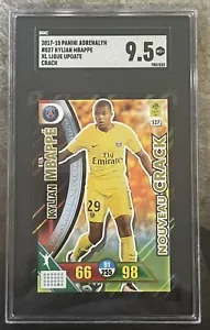 2017 Panini Adrenalyn Nouveau Crack Kylian Mbappe #527 SGC 9.5 France - Picture 1 of 2
