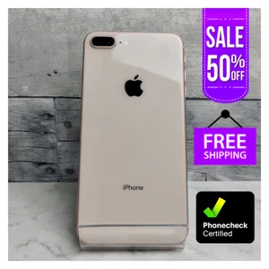 Apple iPhone 8 Plus 64GB Red+Gold Verizon At&t T-Mobile Unlocked Battery Good - Picture 1 of 9