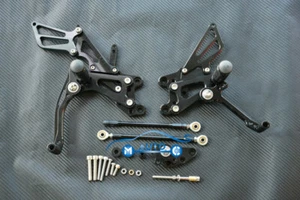 CNC Adjustable Rearset Foot pegs Rear set For Honda CBR 600 RR 07-17 08 12 14 16 - Picture 1 of 4