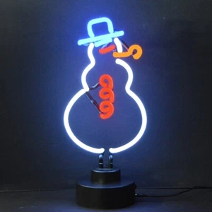 Escultura de neón navideño muñeco de nieve de Neonetics 4SNOWM - Imagen 1 de 1