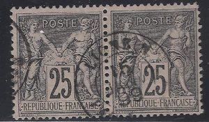 DIV-13-4-6: Maritime Linie N PAQ. FR. Nr.3 auf Nr. 97*2 - Bild 1 von 1