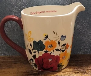 Pioneer Woman Timeless Floral 4 Cup Measuring Cup "Love Beyond Measure" - Picture 1 of 8