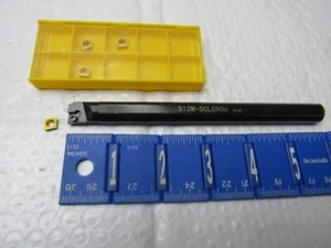 BARRA DE PERFORACIÓN INDEXABLE 12 MM (.472") CON (10 PIEZAS) INSERTOS DE CARBURO CCMT-21.51 US735 - Imagen 1 de 2