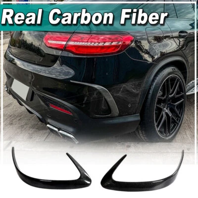 Parachoques trasero de carbono real Canards aletas para Benz C292 GLE450 GLE63 AMG cupé 16-19 Foto 1 de 4