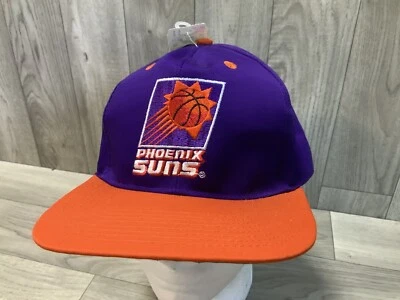 PHOENIX SUNS De Colección Años 90 Púrpura NBA SNAPBACK SOMBRERO Tapa Tapa Nueva con Etiquetas Foto 1 de 4