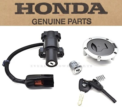 锁组钥匙开关 CB500F 16-24 CBR500R 16-24 点火座椅燃料盖 #G196 — 第 1/4 张图片