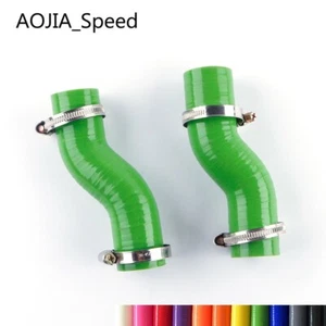Green For 1989-2000 Toyota MR2 MK2 Turbo/NA Rev1-5 Silicone Radiator Hose Kits - Picture 1 of 4