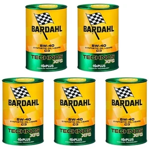 5 Litri Nuovo Bardahl Bardhal Technos 5W40 XFS C3 Olio Motore Auto 100%Sintetico - Imagen 1 de 11