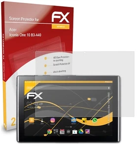 2x Lámina Protectora de Pantalla mate y antigolpes Acer Iconia One 10 B3-A40 - Imagen 1 de 9