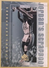 1999 UD SP Top Prospects Jordan's Scrapbook Michael Jordan #J13 HOF