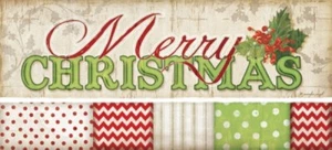 Buon Natale Jennifer Pugh stampa artistica 18x8 - Foto 1 di 1