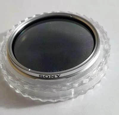 Sony 58mm Original MC Circular PL CPL Polarizer Lens Filter Japan Genuine 58 mm - Image 1 of 4