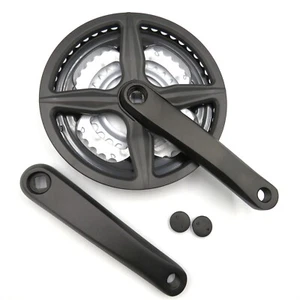 Juego de bielas 28/38/48 triple 170 mm negro para 3 x 6/7/8 velocidades - Imagen 1 de 2