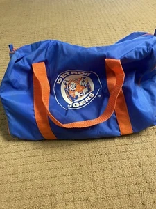 Bolso de Lona De Colección Equipo Tigres de Detroit Logotipo Bolso de Gimnasio Ultra Raro Excelente Estado - Imagen 1 de 5