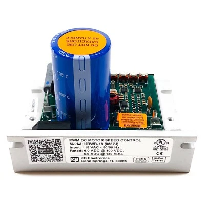 KBWD-16 KB Electronics Whisper-Drive PWM DC Motor Speed Control, 8607 - Image 1 of 4