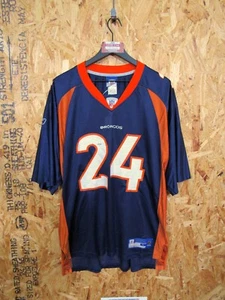 Vintage Reebok Denver Broncos Champ Bailey NFL Trikot Large #412 - Bild 1 von 7