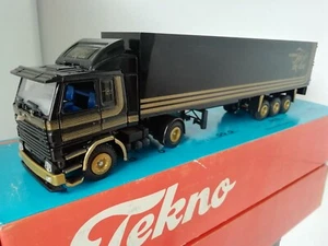 Tekno Scania 142M Scania Top of the line Promo Black In Box 1:50 - Foto 1 di 12
