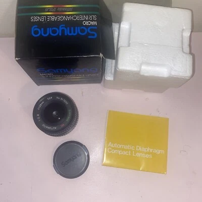 Samyang Macro Slr Interchangeable Lenses 28mm F2.8  Pentax K  Open Box NIB - Image 1 of 4