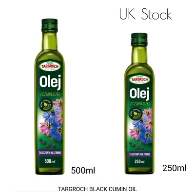 TARGROCH COLD PRESSED BLACK SEED OIL NIGELLA STAVA BLACK CUMIN 250/500ML