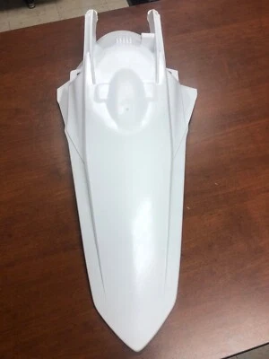 2019-2020 KTM 450 SX-F New Rear Fender White Plastic OEM 79108013000 - Image 1 of 4