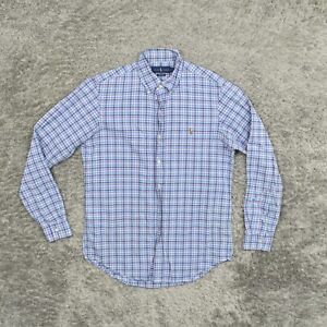 Polo Ralph Lauren Men's S Button Shirt Long Sleeve Plaid Multicolor Classic Fit