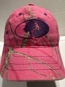Mossy Oak Pink Camo Adjustable Hat - Picture 1 of 8