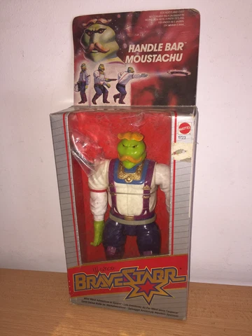 Mattel Bravestarr Bravestar HANDLE BAR Action Figure MIB, 1986 Cover