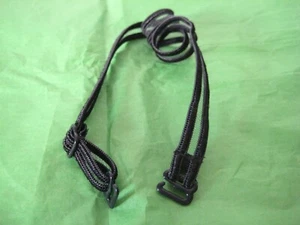 1 Black Adjustable Replacement Bra Strap 15 inch long x 3/8 inch wide - Picture 1 of 3